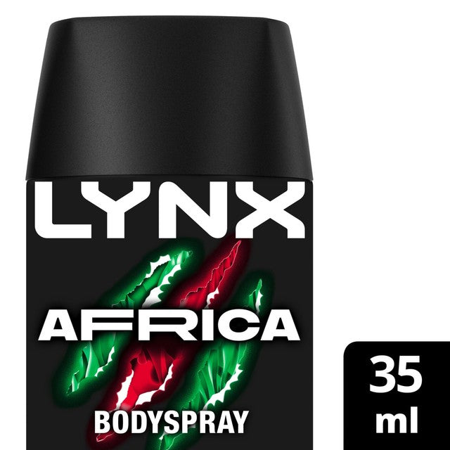 Lynx Africa deodorant body spray 35ml, UK version