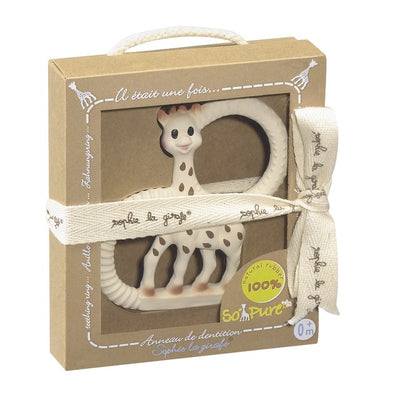 Sophie La Girafe So'Pure Tannfrembrudd Ring Myk Versjon Baby Tannfrembrudd Ring
