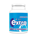 Extra Peppermint Sugarfree Chewing Gum Pieces Bottle x46