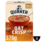 Quaker Original Oat Crisp Breakfast Cereal 375g