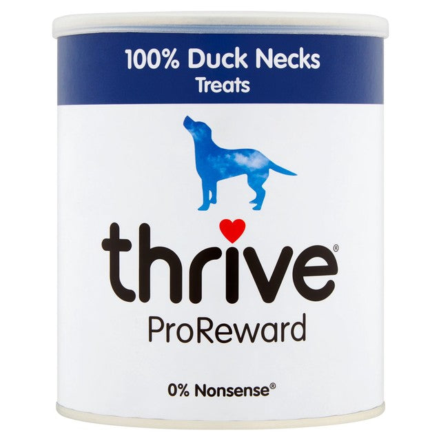 Thrive duck necks dog treats 135g (British brand)