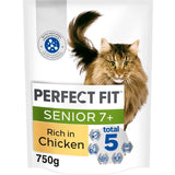 Perfect Fit Senior Dry Cat Food Chicken 750g