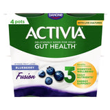 Activia Blueberry Acai fruit yogurt 4 x 120g - British product