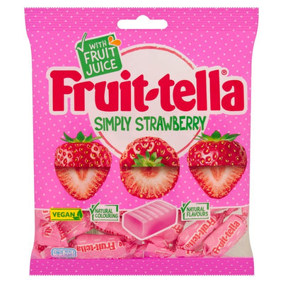 Fruittella Simply Strawberry Chews Chewy Sweets 135g