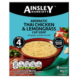 Ainsley Harriot Thai chicken & lemongrass cup soup 80g (4 sachets) - British product