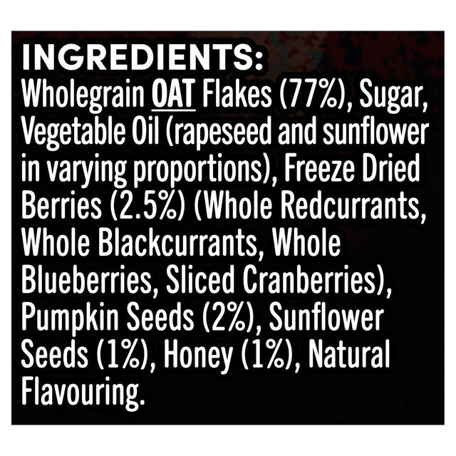 Jordans Super Berry Granola Breakfast Cereal 500g, UK version