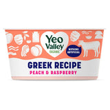 Yeo Valley Organic Greek Recipe Peach Raspberry 150g