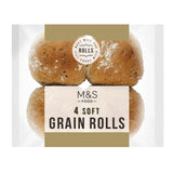 M&S Soft Grain Rolls Wholemeal Rolls 4 per pack