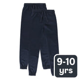 M&S kids cotton-rich joggers navy 9-10 years, imported from the UK