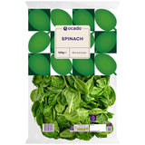 Ocado spinach 500g, imported from the UK