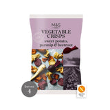 M&S Sea Salted Vegetable Crisps 100g