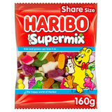 Haribo Super Mix Fruit and Milk Flavour Gums Sharing Bag 160g