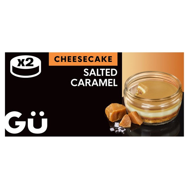 Gu salted caramel cheesecake dessert 2 x 82g, UK version