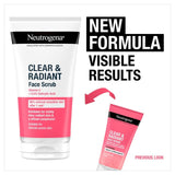 Neutrogena pink grapefruit facial scrub 150ml, imported from the UK