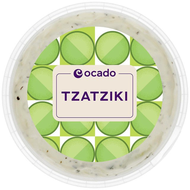 Ocado Tzatziki dip 200g, imported from the UK