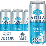 Aqua Libra Still Water Cans 24 x 330ml