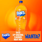 Fanta orange sparkling soft drink 2L - British product