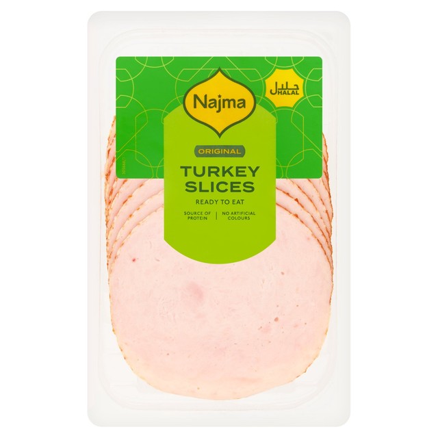 Najma turkey slices 150g, imported from the UK