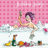 Woodmansterne Quentin Blake Bubble Bath Birthday Greeting Card 160mm x 160mm