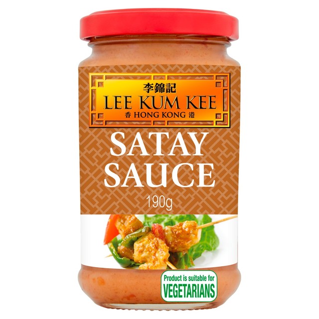 Lee Kum Kee Satay Sauce 190g, imported from the UK