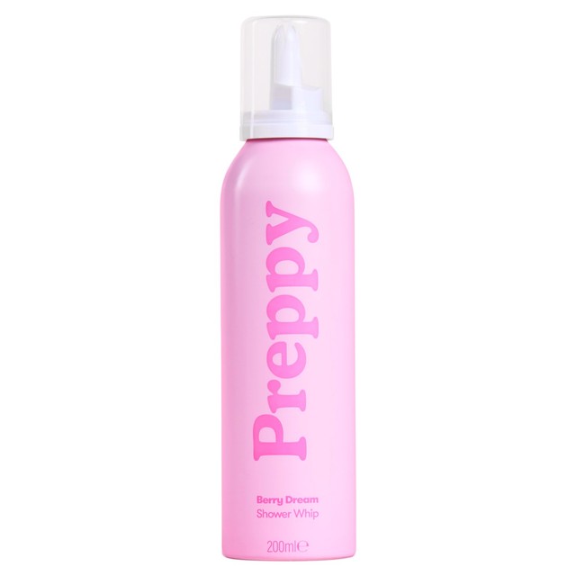 Preppy Shower Whip Berry Dream shower gel 200ml, imported from the UK
