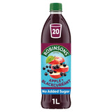 Robinsons Apple & Blackcurrant No Added Sugar Squash 1L