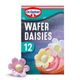Dr. Oetker Wafer Daisies Edible Cake Decoration 12 Pack British Product