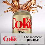 Coca-Cola Diet Coke No Caffeine cola 24 x 330ml - British product