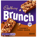 Cadbury Brunch Bar Chocolate Chip Cereal Bar 112g