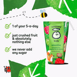 Innocent kids strawberries raspberries apples smoothies 10x150ml, UK version