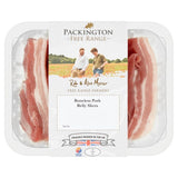Packington Free Range Pork Belly Slices 450g, imported from the UK