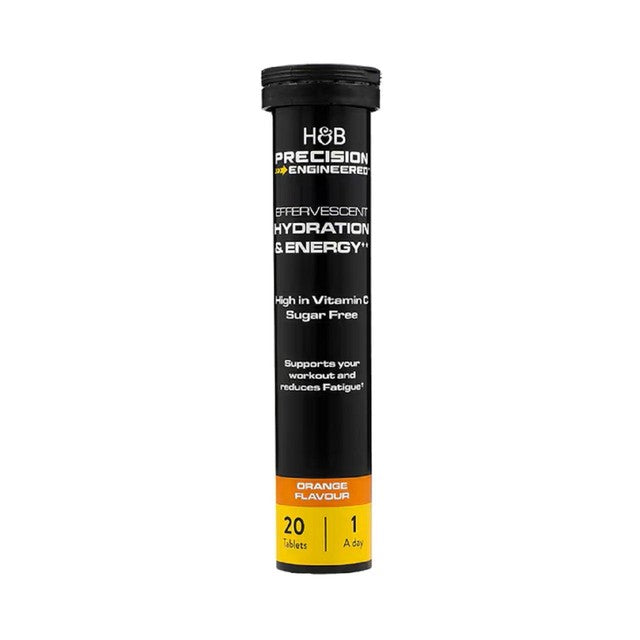 Precision Engineered hydration effervescent orange tablets, UK version
