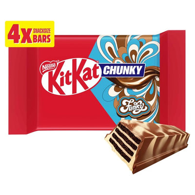 Kit Kat Chunky Funky Chocolate Wafer Bar 4 x 32g