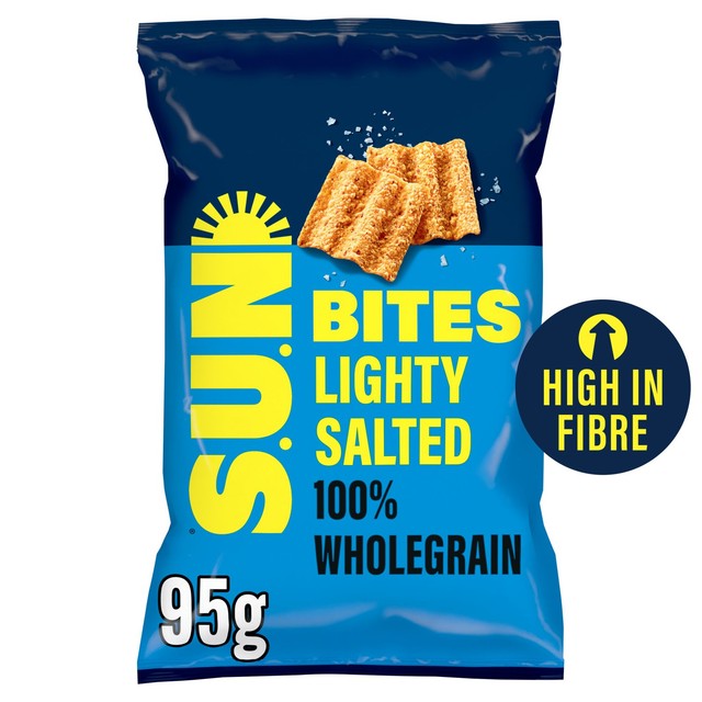 SunBites lightly salted crisps 95g (British brand)