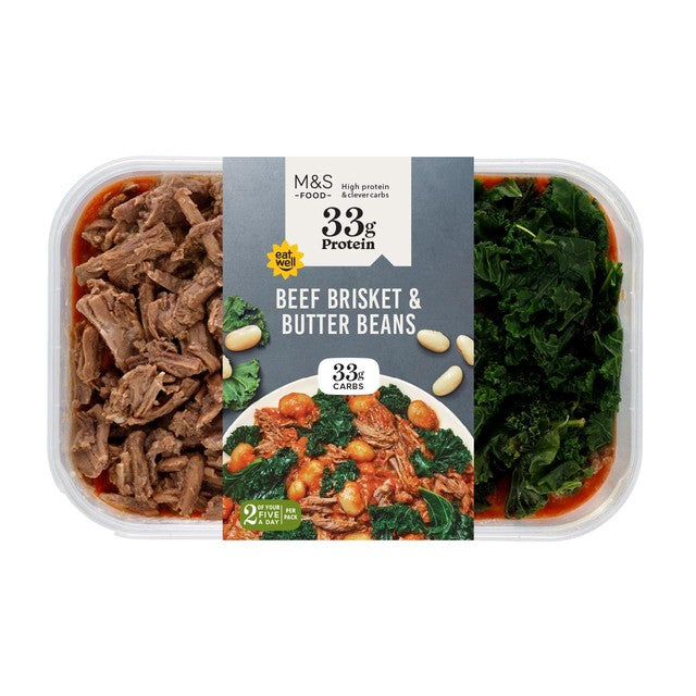 M&S Beef Brisket & Tomato Beans meal, imported from the UK