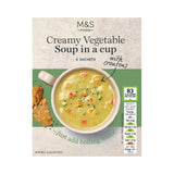 M&S Creamy Vegetable Instant Soup Mix 4 x 22g
