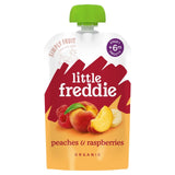 Little Freddie Organic Peaches & Raspberries Baby Food Pouch 100g