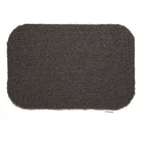 HugRug Charcoal Original Plain Doormat 50cm x 75cm, UK version