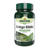 Natures Aid Ginkgo Biloba Supplement Tablets 6000mg 90 Tablets