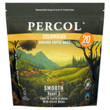Percol Colombian Fairtrade One Cup Coffee Bags 20 Pack