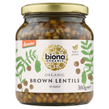 Biona Organic Brown Lentils Jar 360g