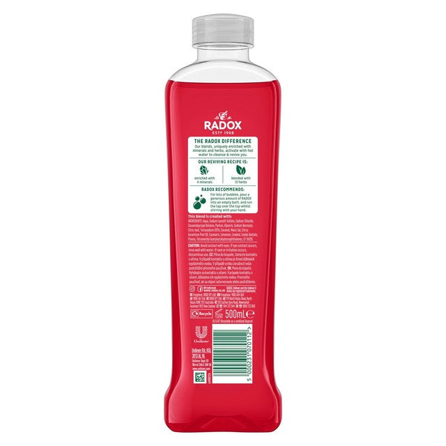 Radox Muscle Therapy Bath Soak 500ml, imported from the UK