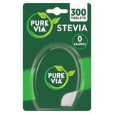 Pure Via Stevia Sweetener Tablets 300 Tablets, imported from the UK