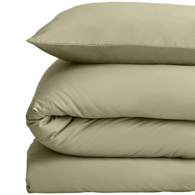 M&S bedding set green single, imported from the UK