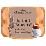 Clarence Court Burford Brown Medium Free Range Eggs 6 Pack