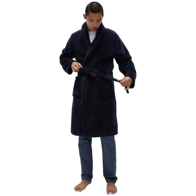 M&S Men's Dressing Gown Navy XXL, imported from the UK