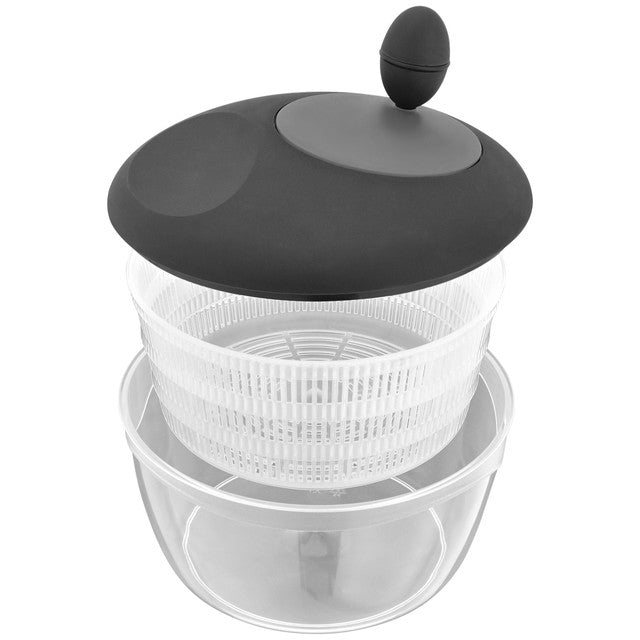 Judge salad spinner with strainer basket and clear bowl, UK version