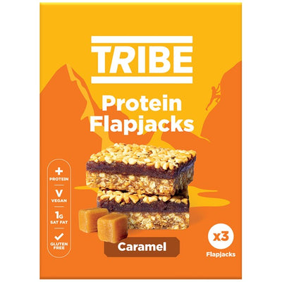 TRIBE Protein Flapjack Caramel Bar 3 x 38g
