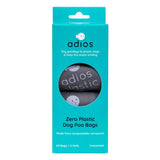 Adios Grey Compostable Biodegradable Dog Poo Bags 60 Pack