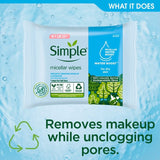 Simple Kind to Skin Micellar Biodegradable Cleansing Wipes 20 pack (British brand)